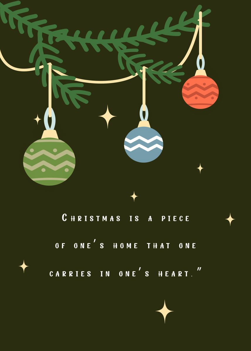 'Merry Christmas Quotes' Poster by NeoRowe Displate