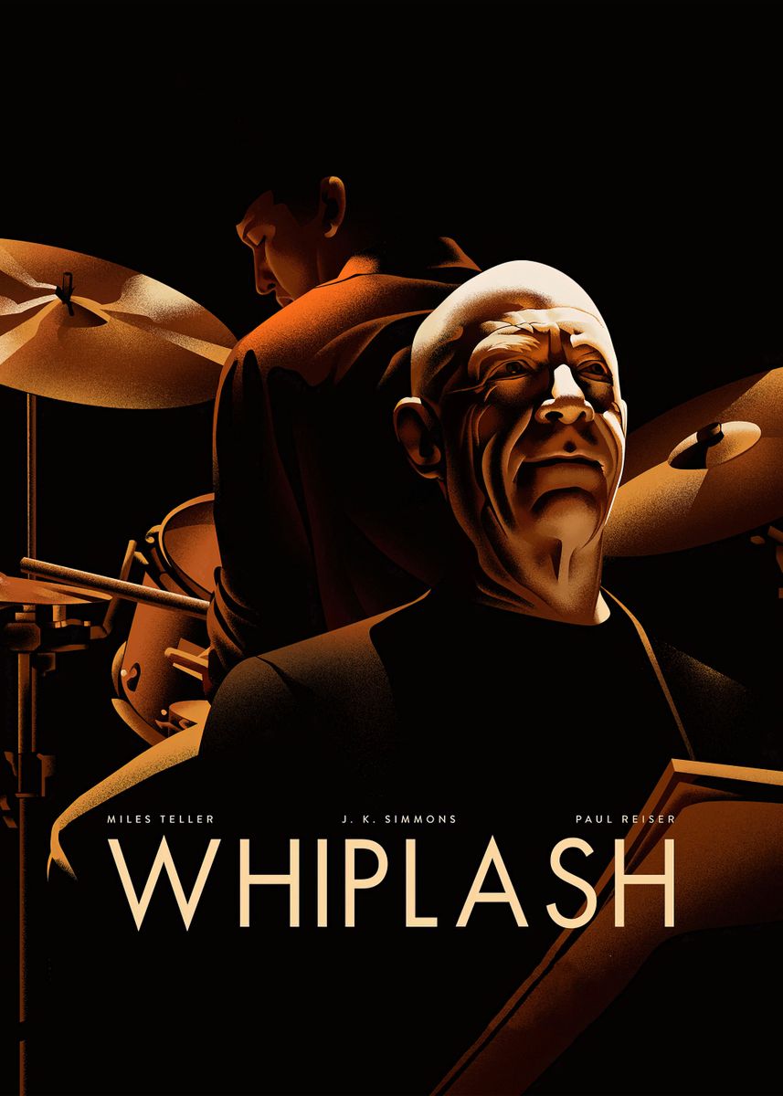 'Whiplash Movie' Poster, picture, metal print, paint by Demon Japan ...