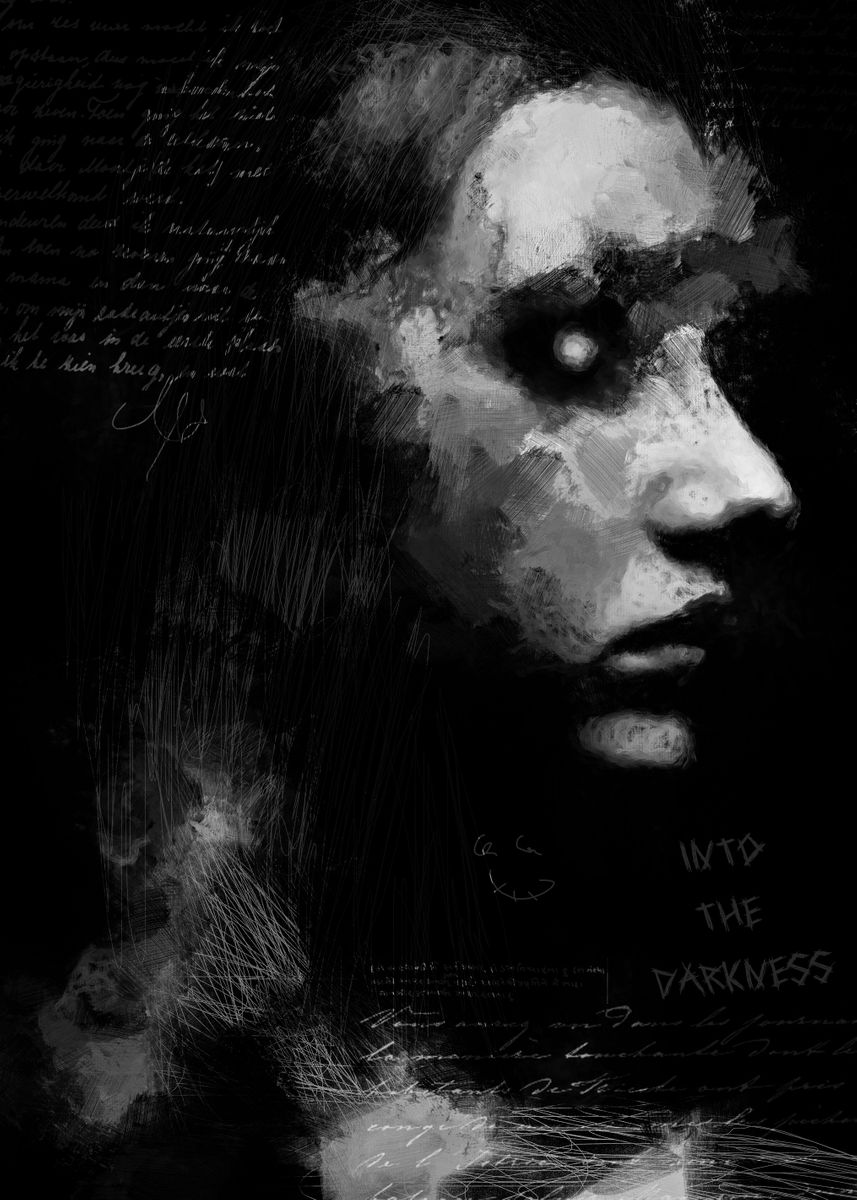 'Into the darkness' Poster by Neovision Displate