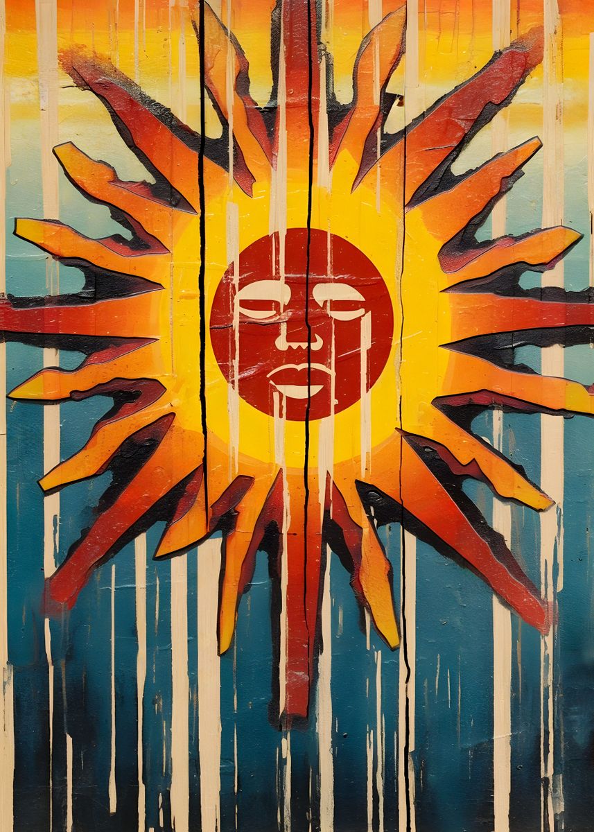 'Sun Symbolism' Poster, picture, metal print, paint by Steel Canvas ...