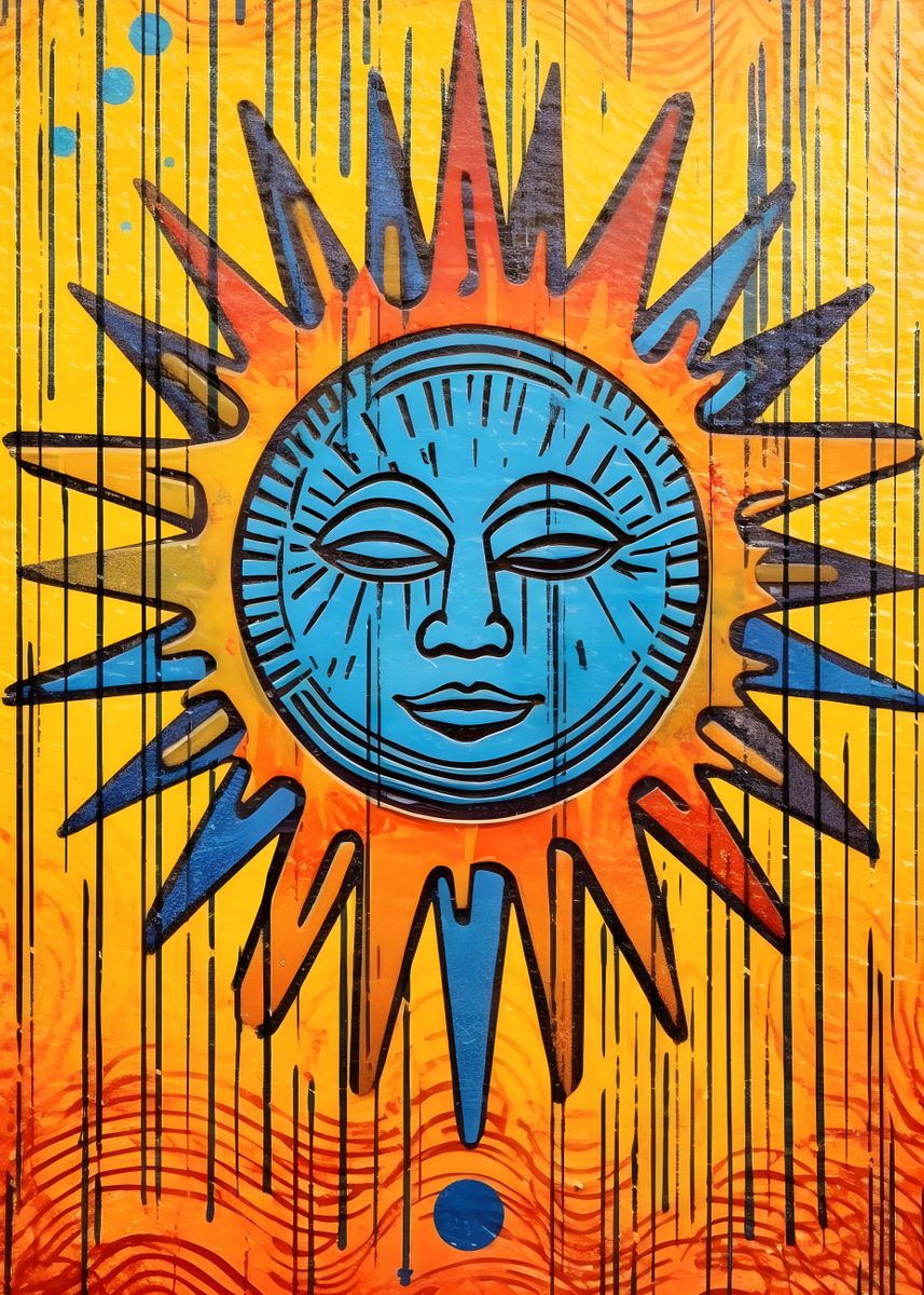 aztec sun art