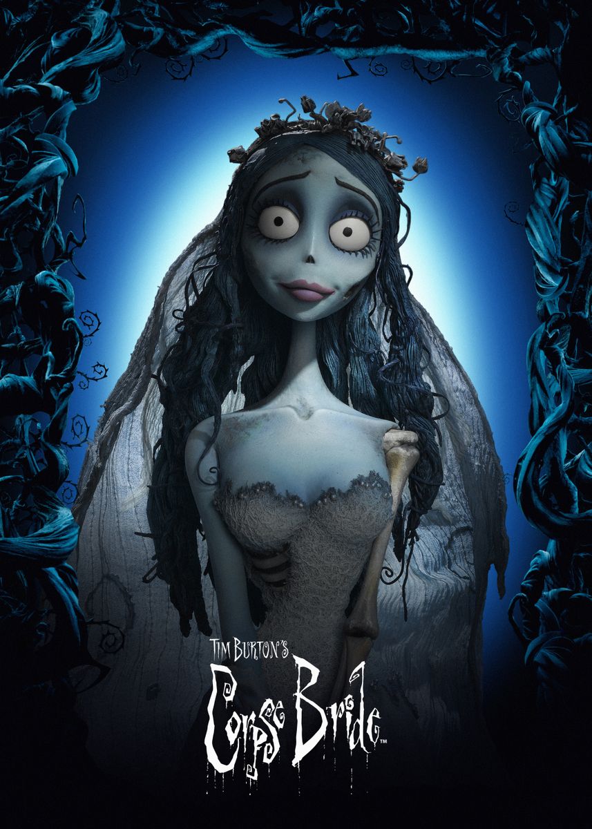 'Emily' Poster, picture, metal print, paint by Corpse Bride | Displate