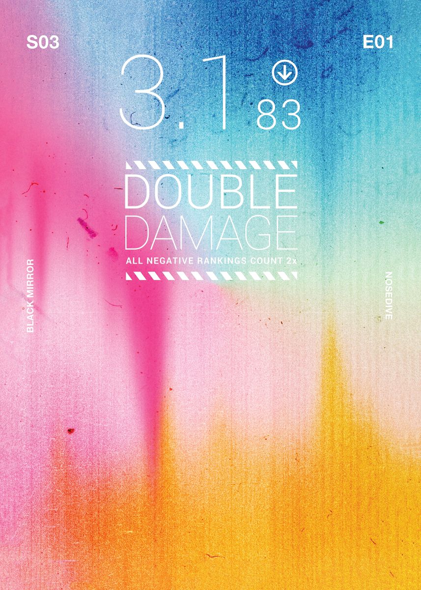 'Nosedive Screen' Poster by Black Mirror Displate