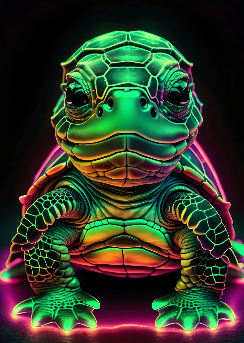 turtle neon light