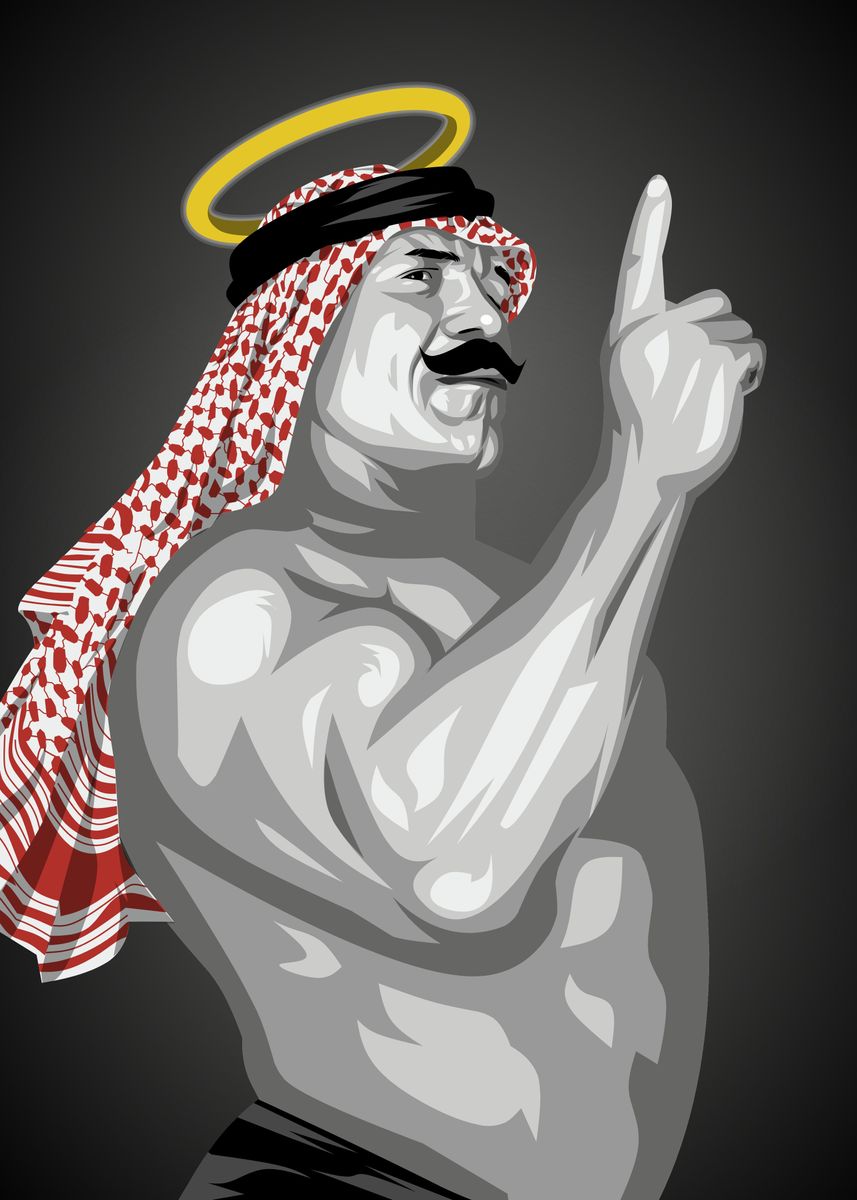 'RIP iron Sheik' Poster by Miracle Studio Displate