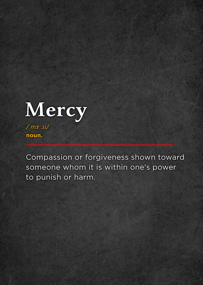 mercy-definition-quotes-poster-by-holosomnia-displate