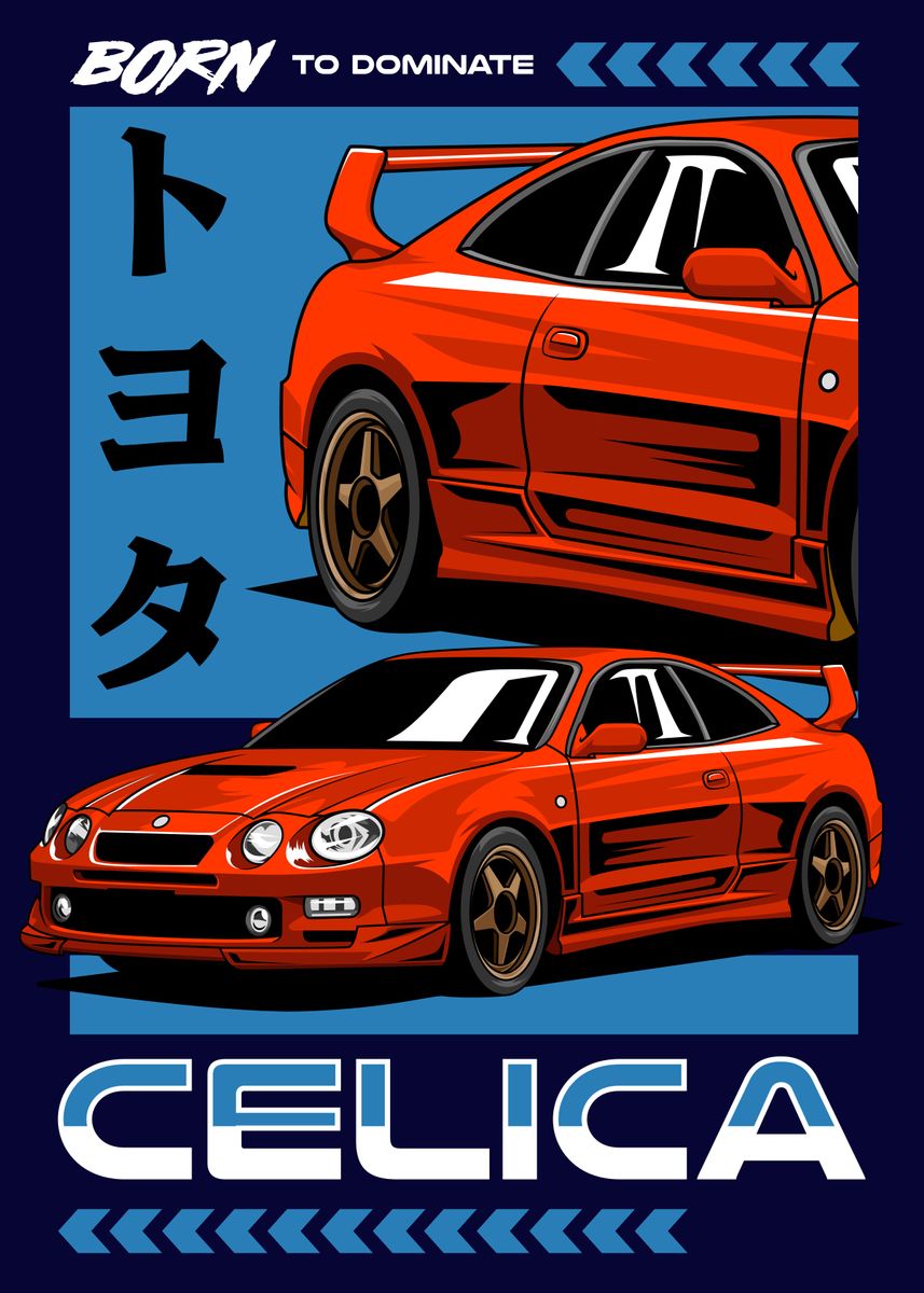 'Legendary JDM Car' Poster by Mikhaila Poster Design Displate