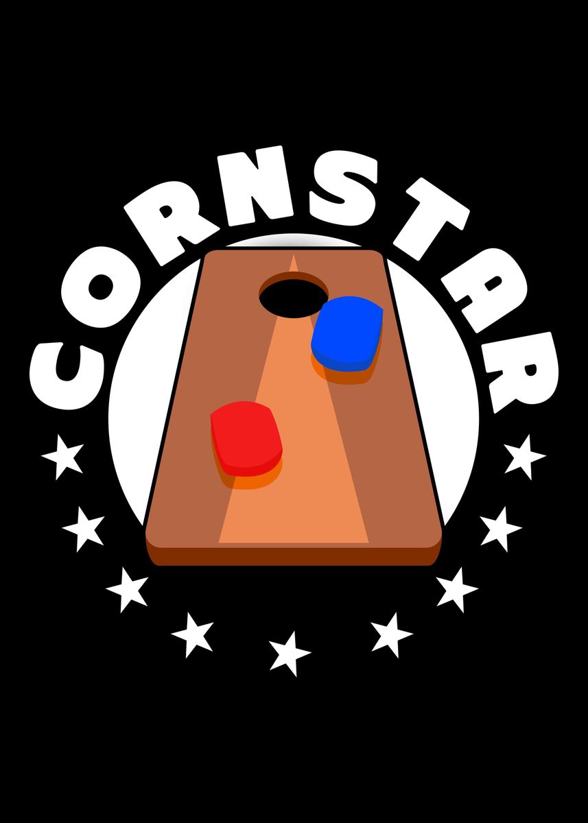 ‘Funny Cornhole Corn Hole’ Poster by AestheticAlex | Displate