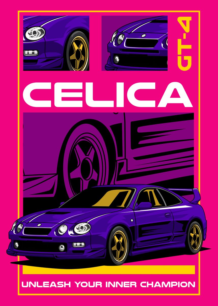'Legendary JDM Car' Poster by Mikhaila Poster Design Displate