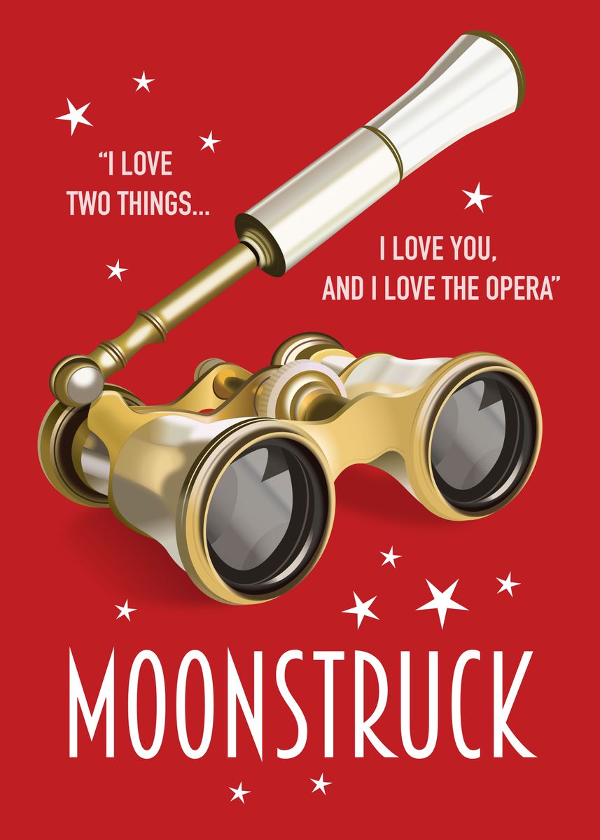 'Moonstruck' Poster by Movie Poster Boy | Displate