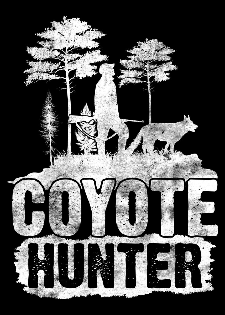 'Coyote Hunting' Poster by AestheticAlex | Displate