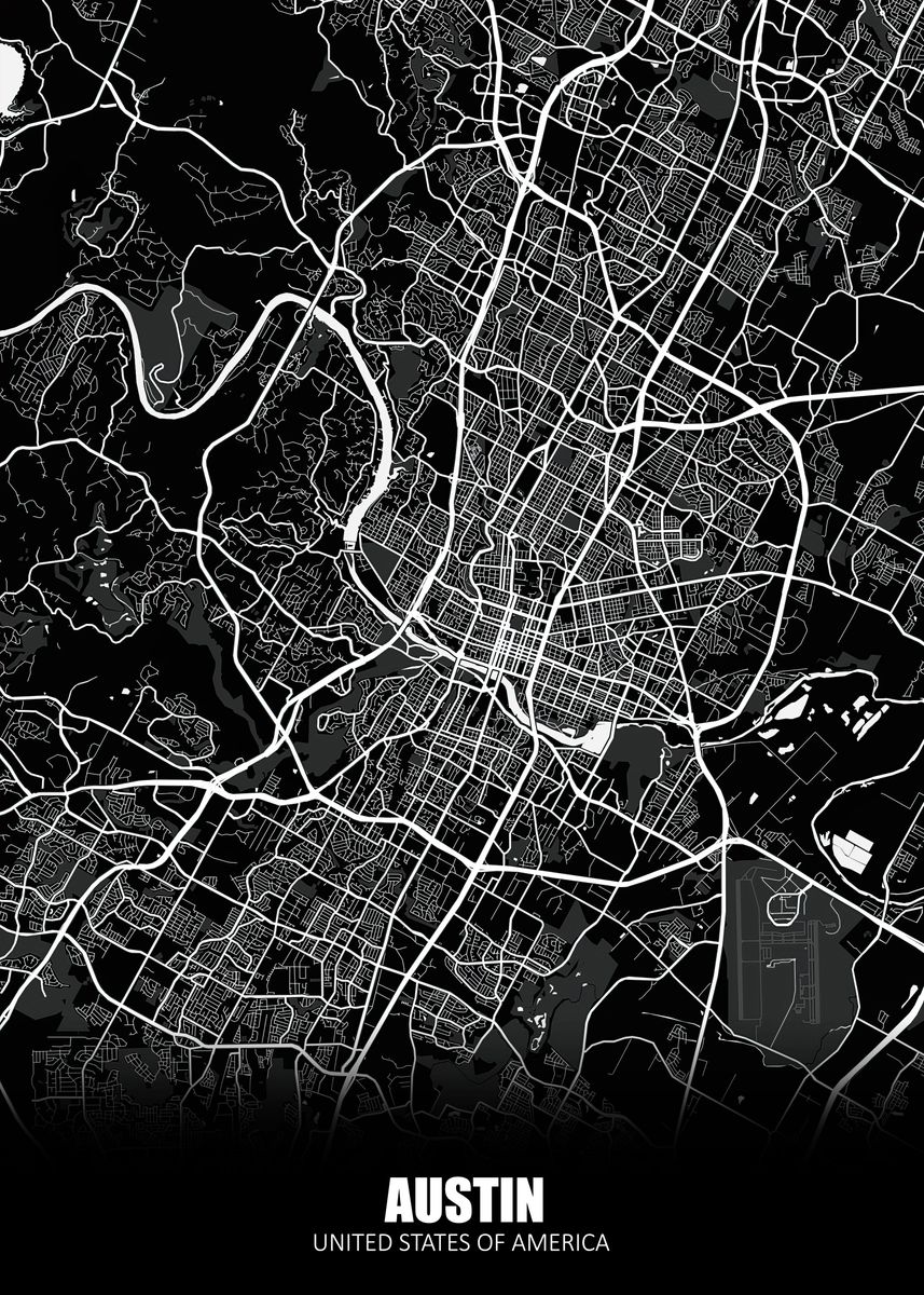 Austin USA Map Poster Picture Metal Print Paint By Zake Yonkou E9b2158529969ffbdae858b005639c02 984497f3ca727760d7bff5cb46ded274 