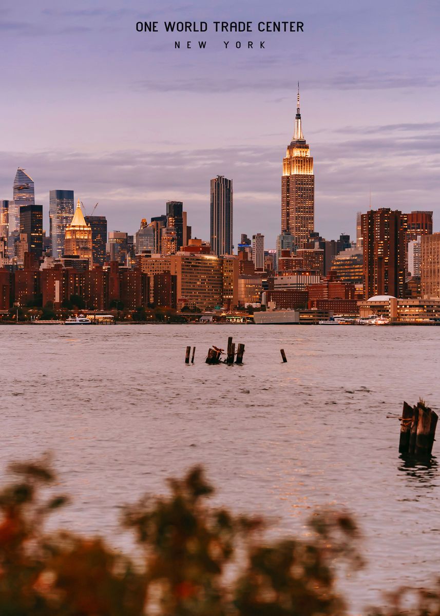 'One World Trade Center ' Poster, picture, metal print, paint by ...
