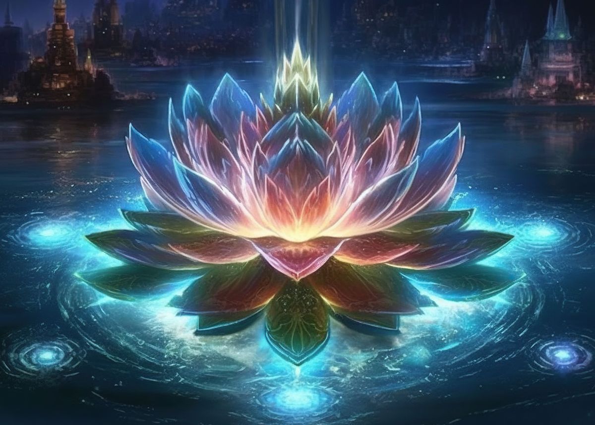 Blue Lotus Flower Witcher 3 Home Alqu