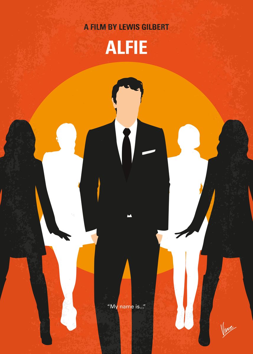 'No1398 My Alfie' Poster, picture, metal print, paint by Chungkong Art