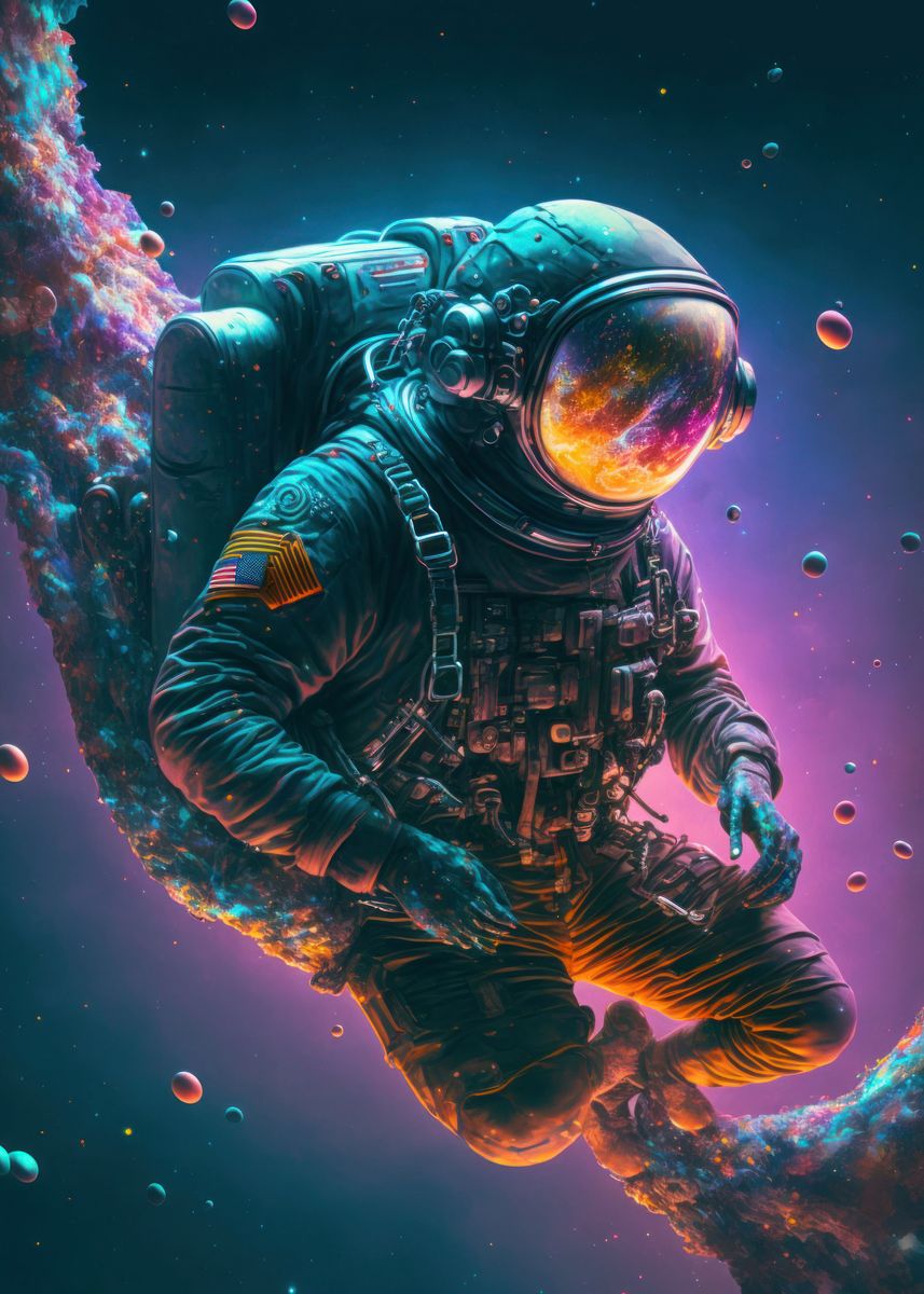 'Astronout' Poster by Duma Riri | Displate