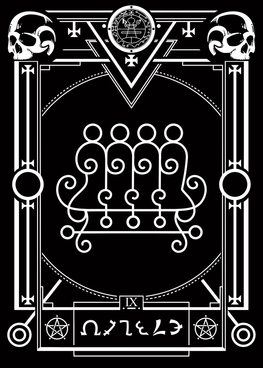 'Paimon' Poster, picture, metal print, paint by Geometrical Helianthus ...