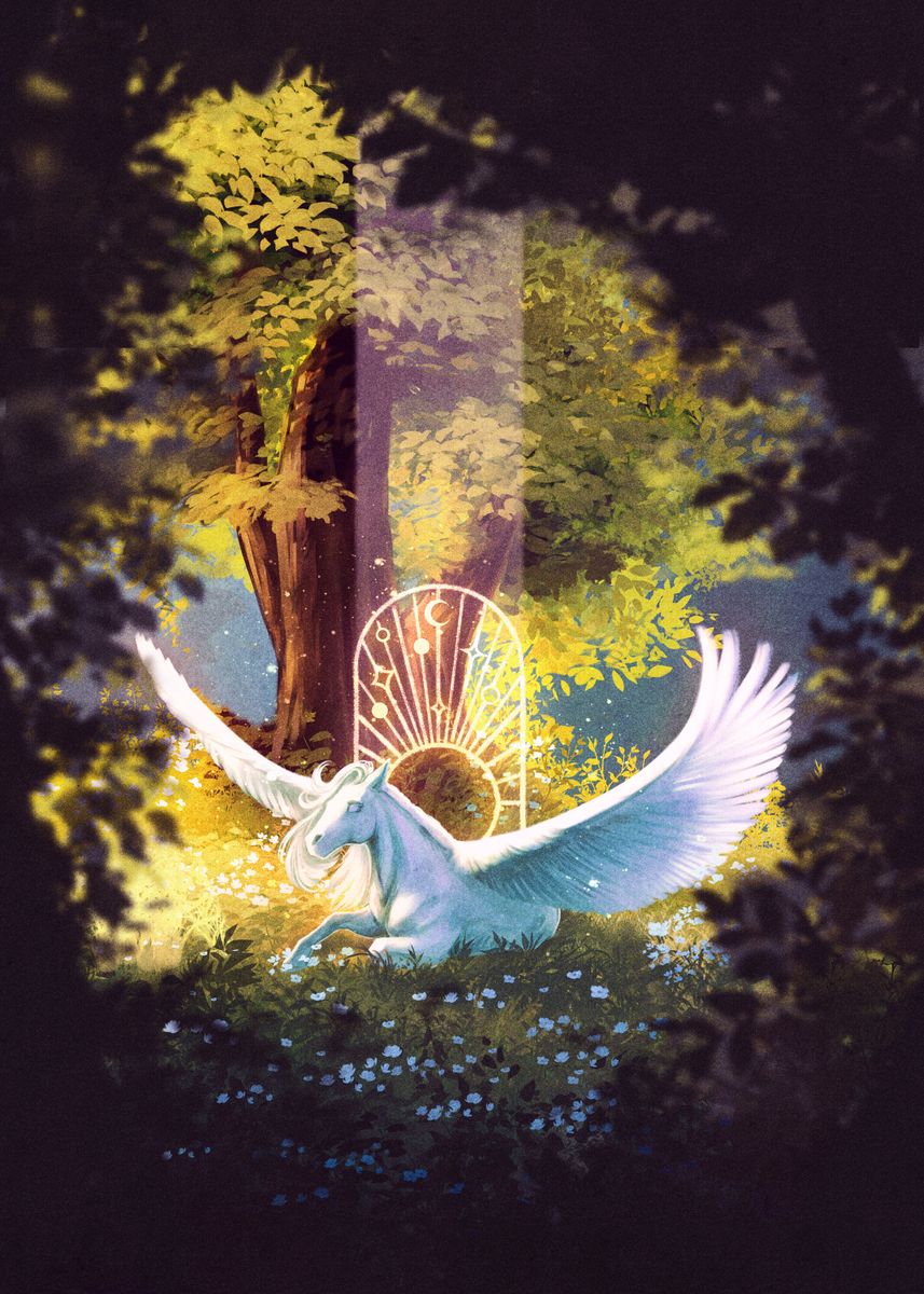 ‘Sacred grove’ Poster by Martith | Displate