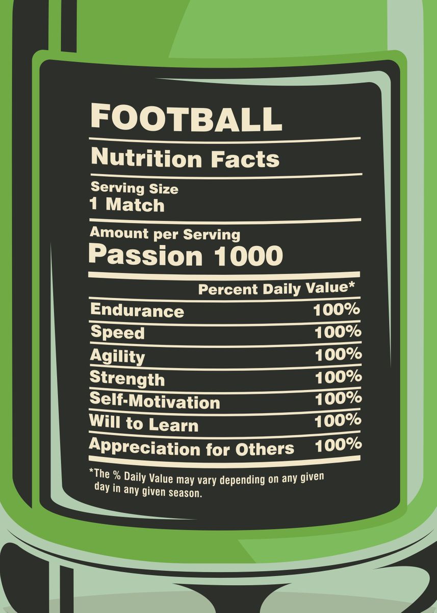 Football nutrition for agility