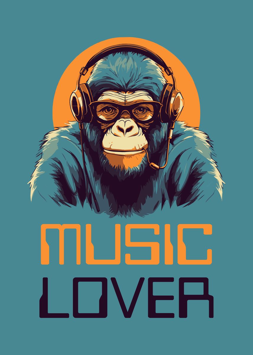 'music lover' Poster by dam art Displate