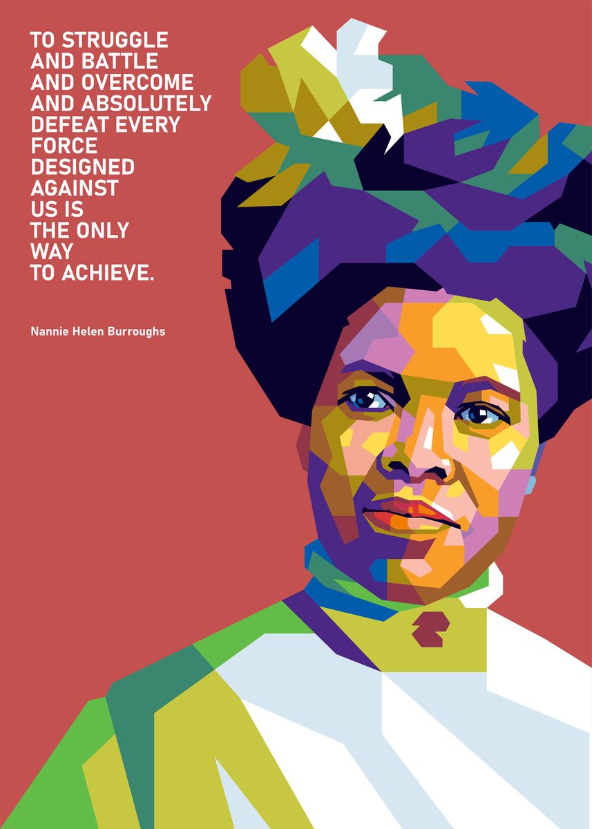 'Nannie Helen Burroughs' Poster by Ananda Praj | Displate