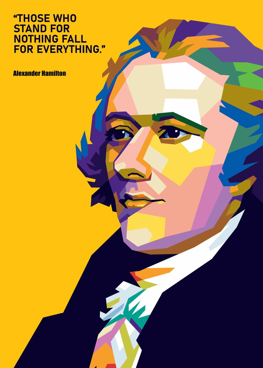 'Alexander Hamilton' Poster, picture, metal print, paint by Erick Sato ...