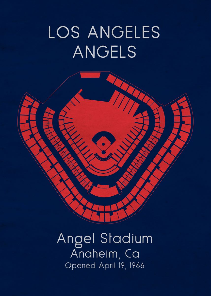 Minimalist Angel Stadium