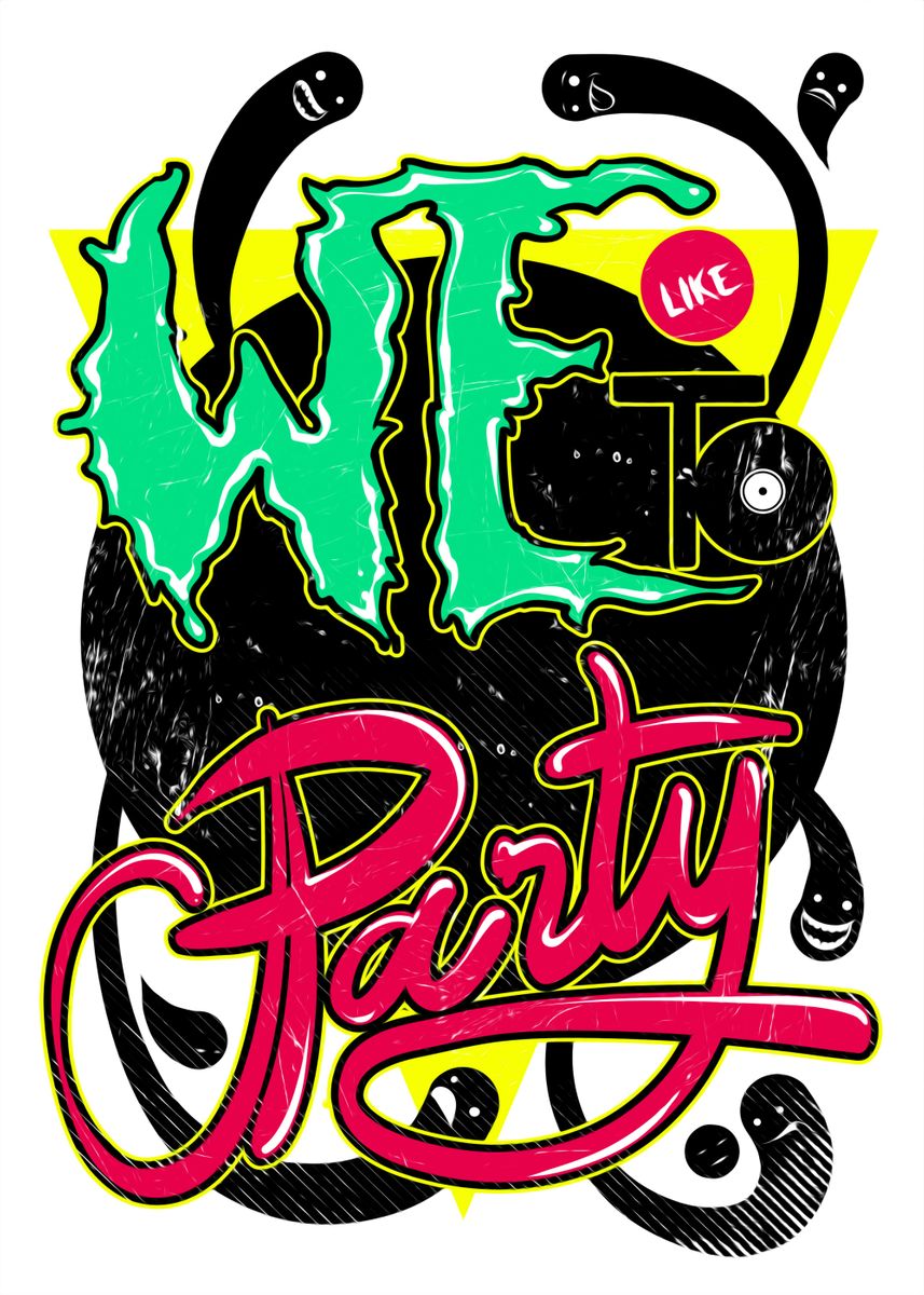 'Graffiti Poster' Poster, picture, metal print, paint by Grafitti ...