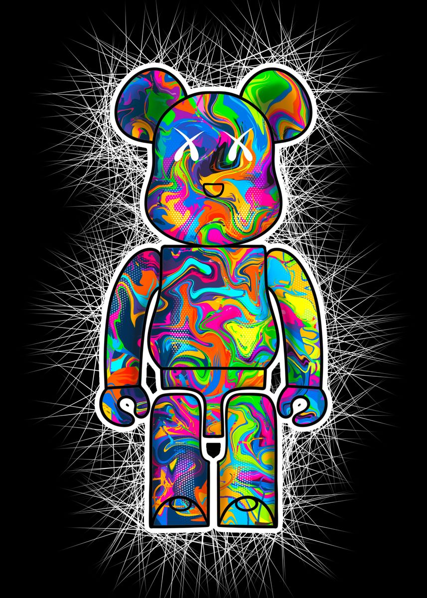 'kaws pop art' Poster, picture, metal print, paint by Boon Edgar | Displate
