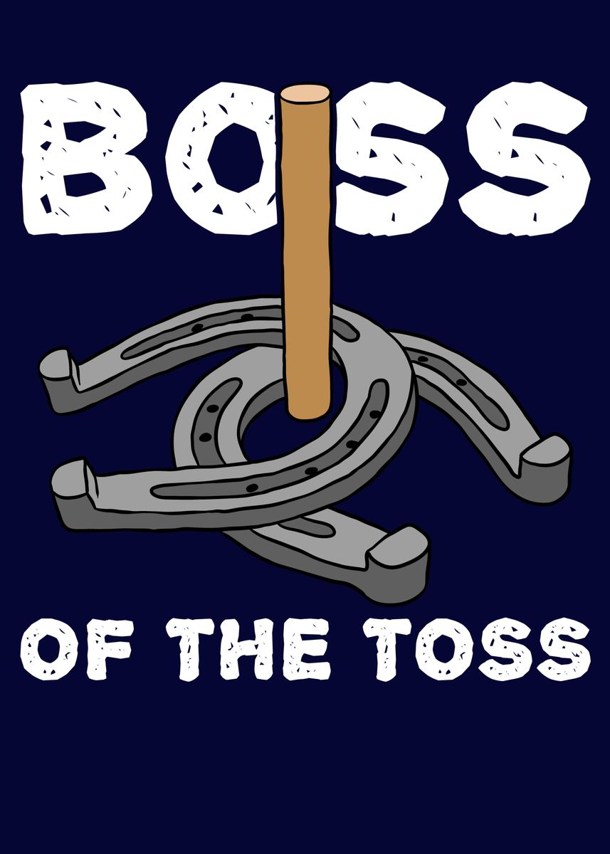 'Funny Horseshoe Pitching' Poster by MzumO Displate