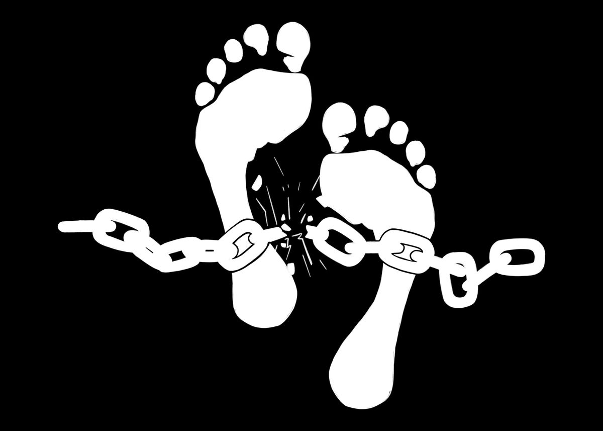 ‘Juneteenth Chains’ Poster by BobbyBubble | Displate