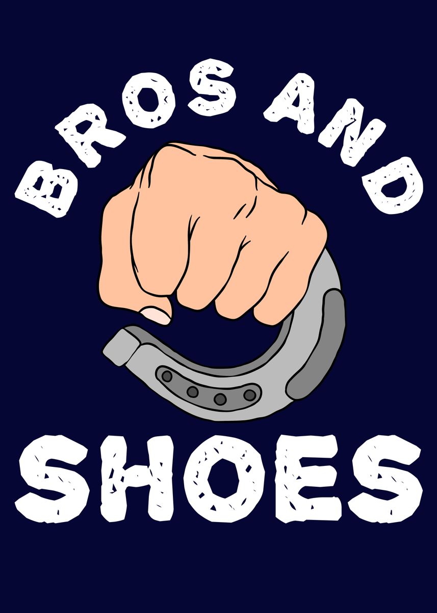 'Funny Horseshoe Pitching' Poster by MzumO Displate