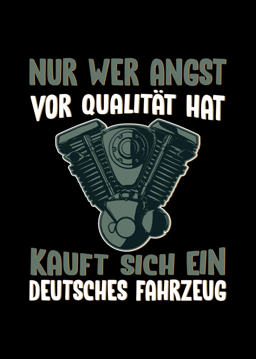 'Tuner Tuning German' Poster by Sebastian Wünsche Displate