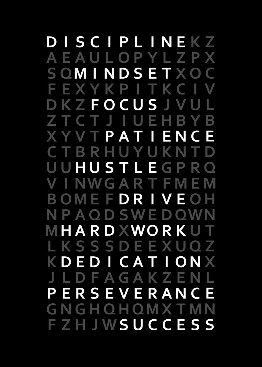 'Success' Poster, picture, metal print, paint by Kaly Prints | Displate