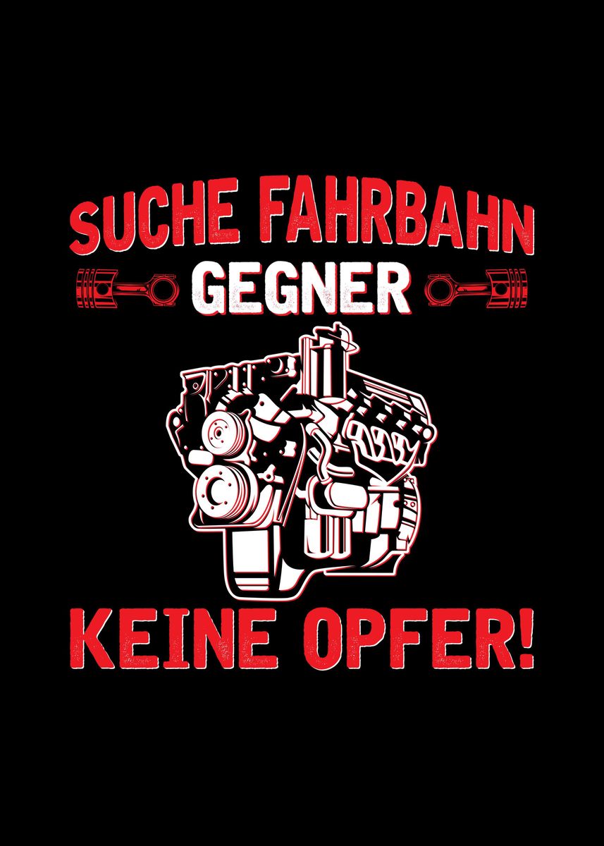 'Tuner Tuning German' Poster by Sebastian Wünsche Displate