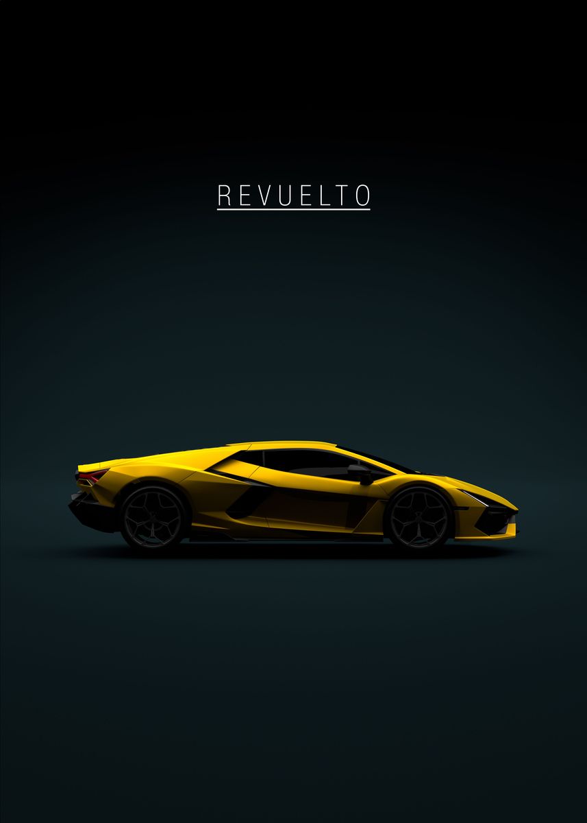 Revuelto 2023' Poster, picture, metal print, paint by 21 MXM Displate