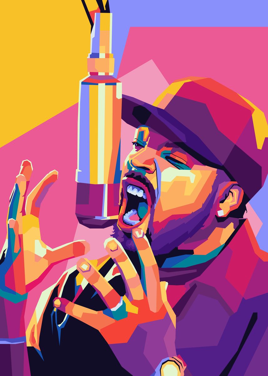 'ice cube' Poster, picture, metal print, paint by Ferdinand Displate