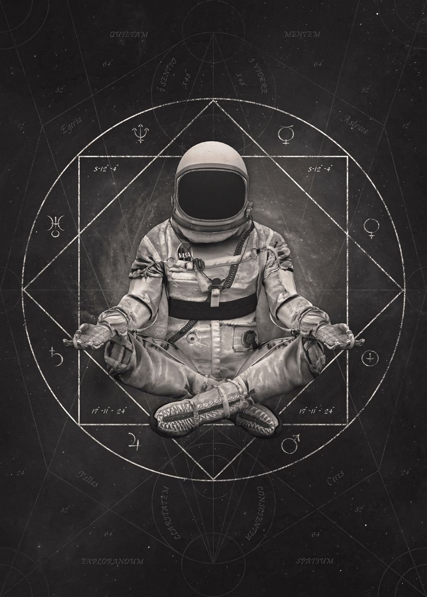 'Keep Calm Explore Space' Poster, picture, metal print, paint by Void ...