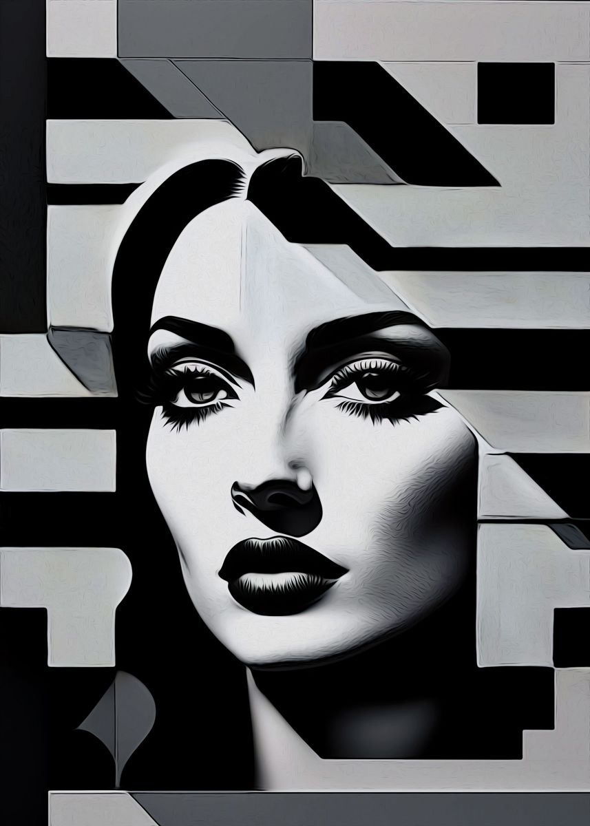 'Black and white culture' Poster by ikiStudio iki Studio Displate