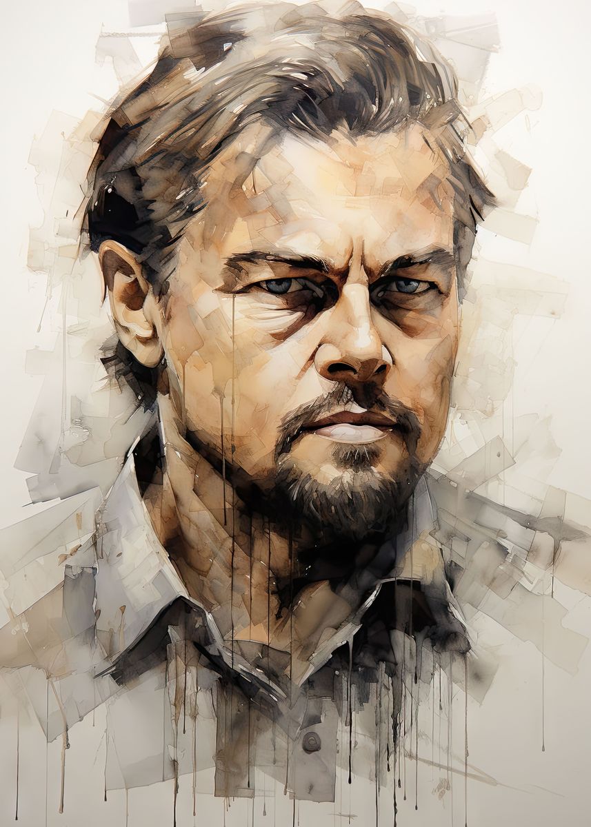 'Leonardo Dicaprio' Poster, picture, metal print, paint by Jerhus ...