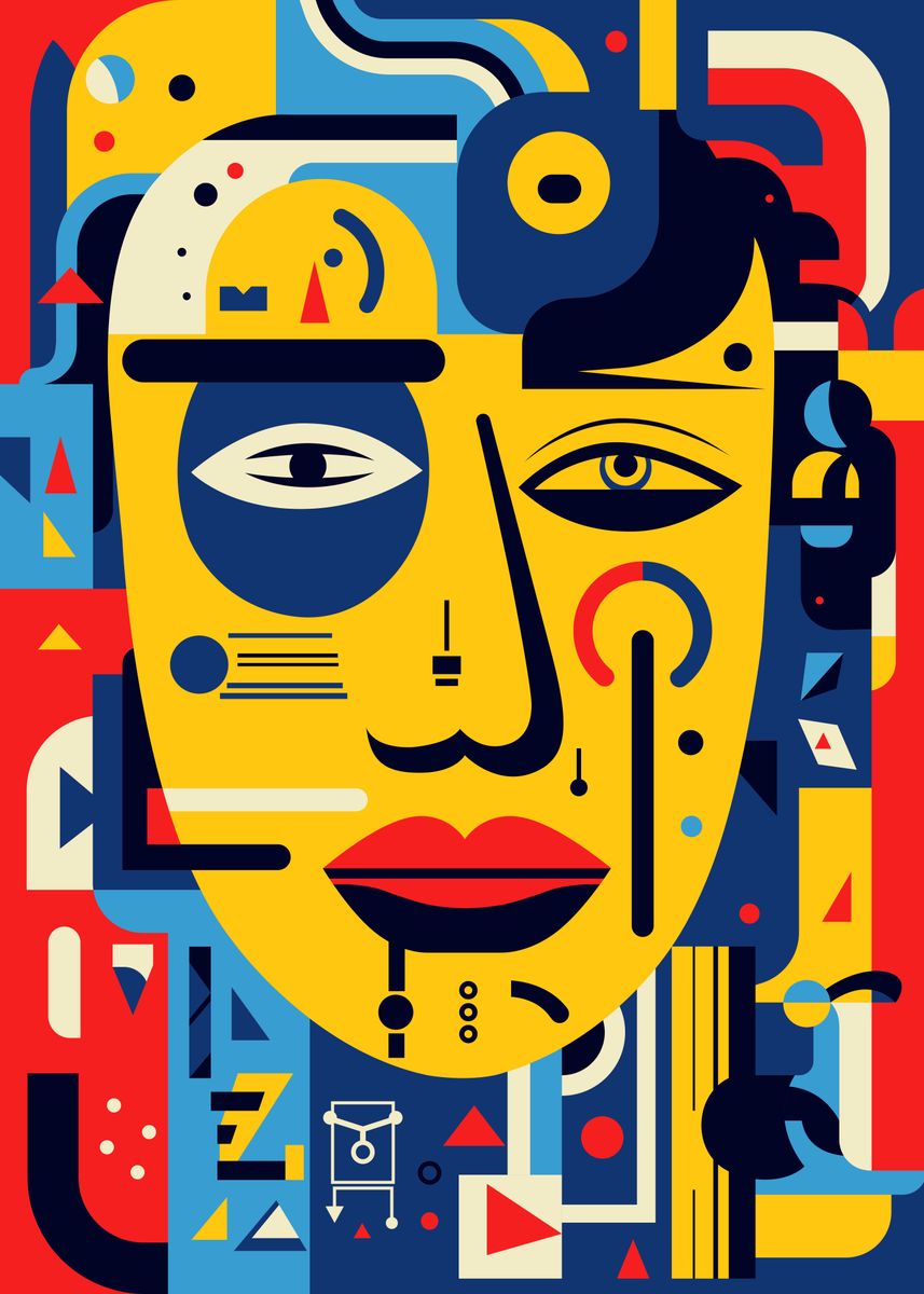 'Dadaism Illustration Feel' Poster, picture, metal print, paint by Nhan ...