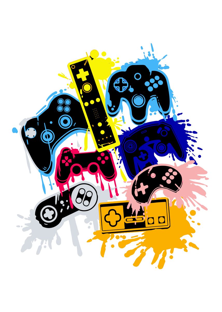 'Video Game Controller' Poster by nhivivuha | Displate