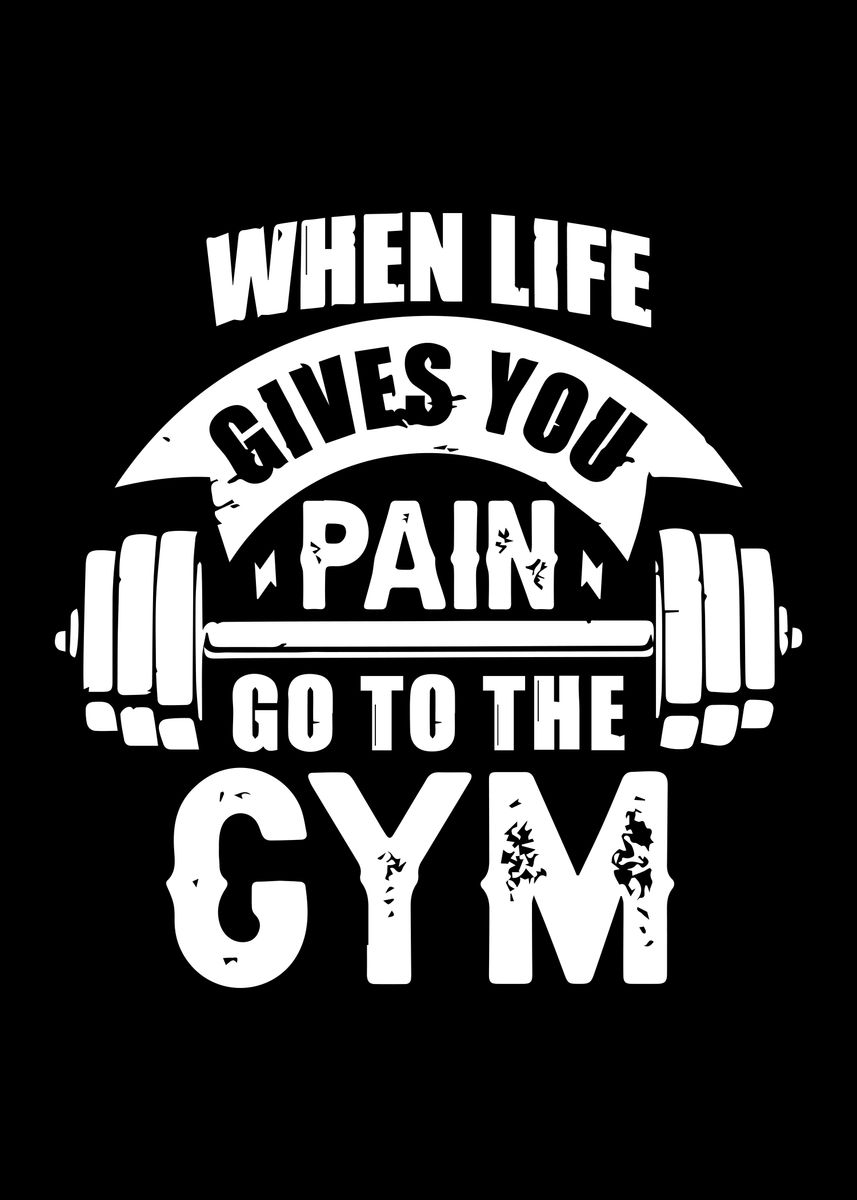 'gym Quote' Poster By Fahmi Muhammad 