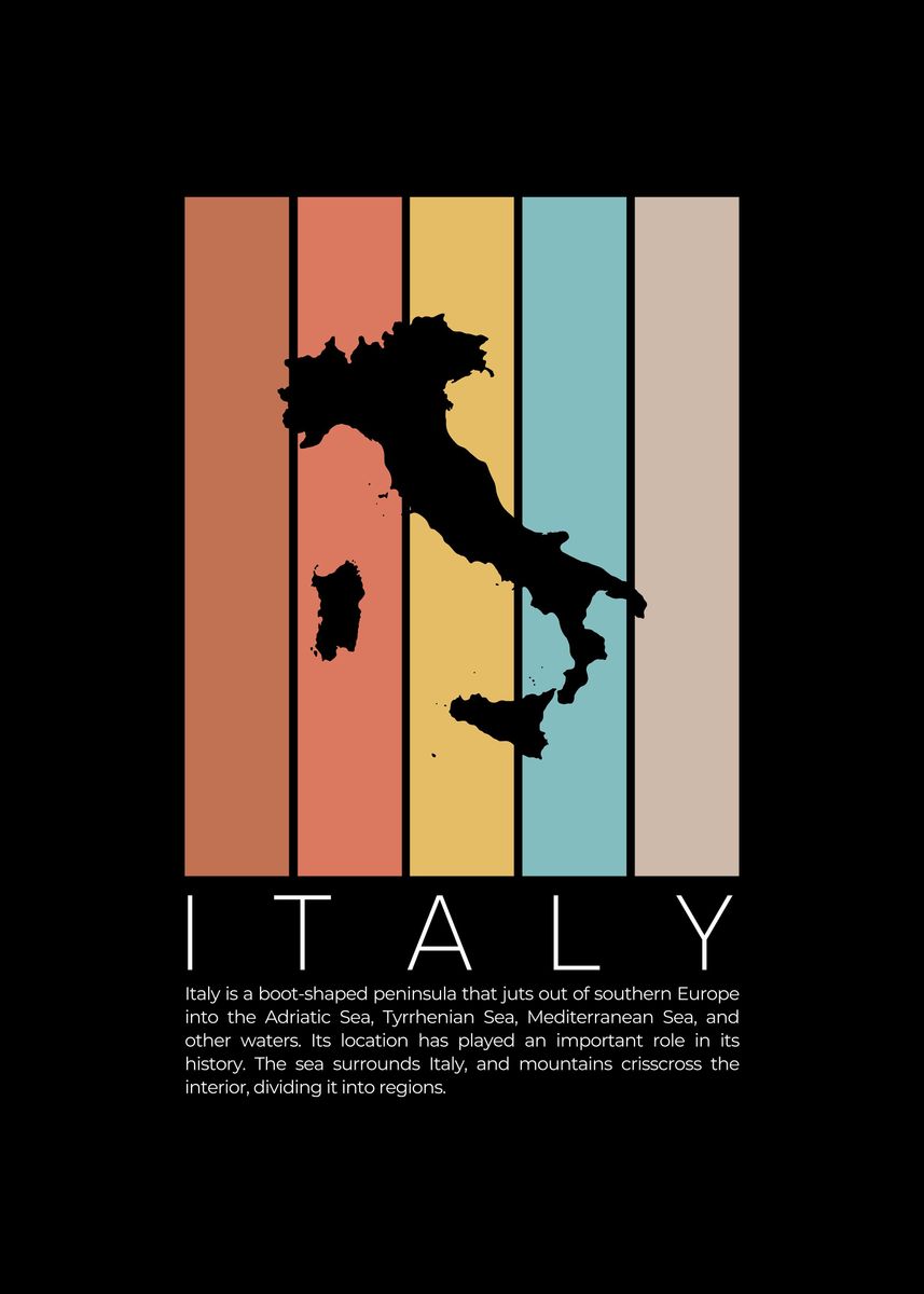 'Italy' Poster by RyukMiii | Displate