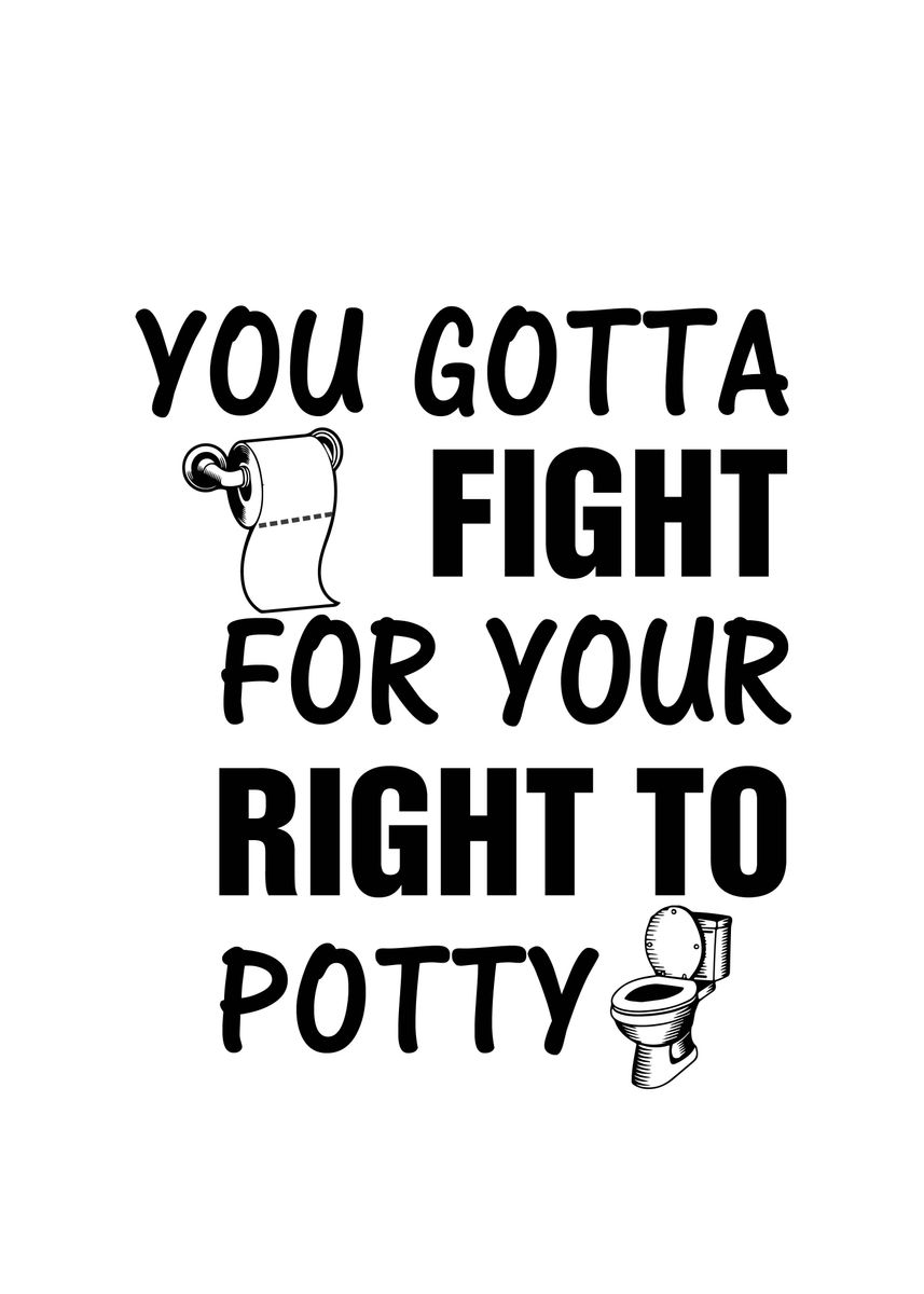 'Funny Toilet' Poster by Neo Design Displate