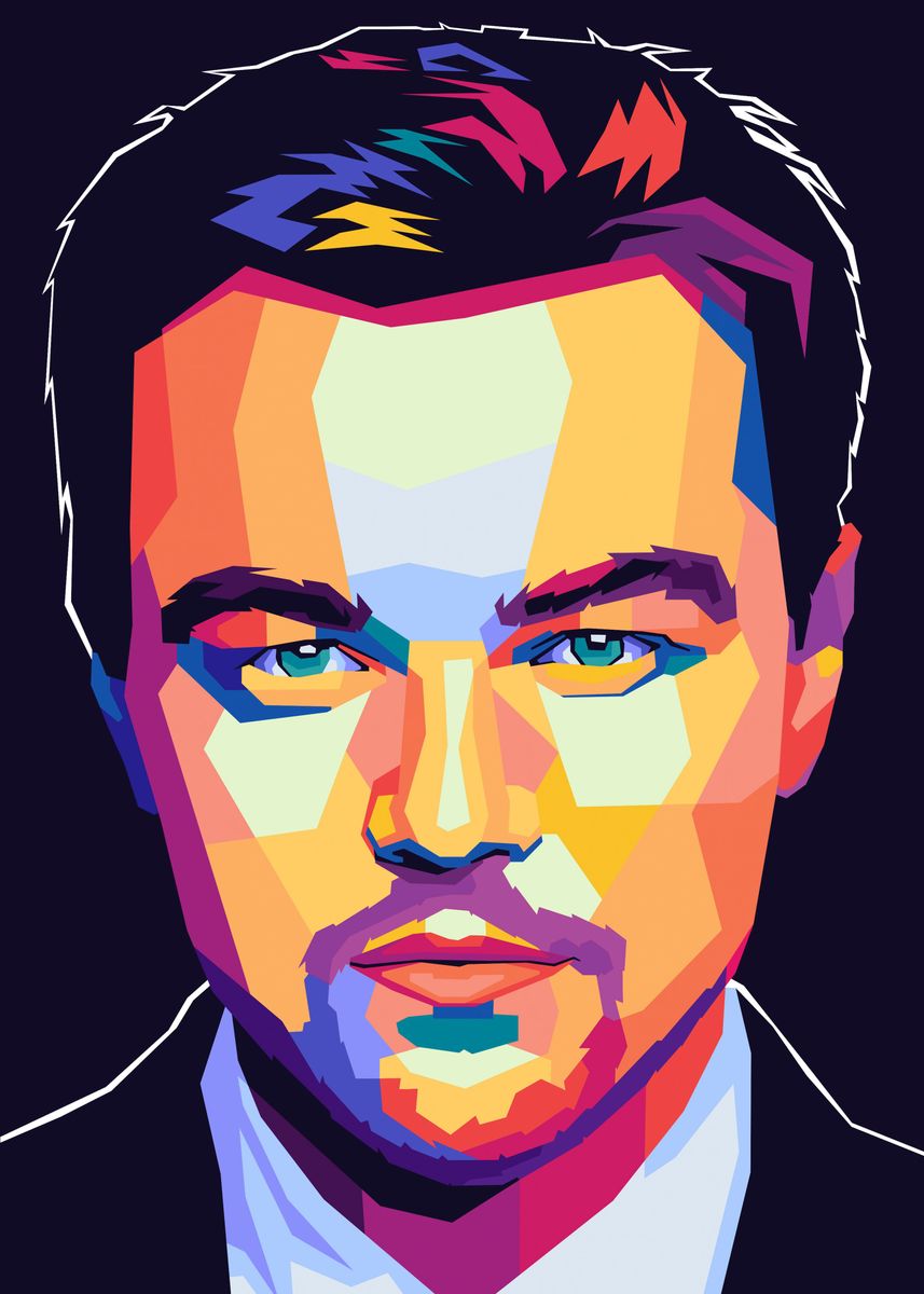 'leonardo dicaprio' Poster by Azlan Xavier | Displate