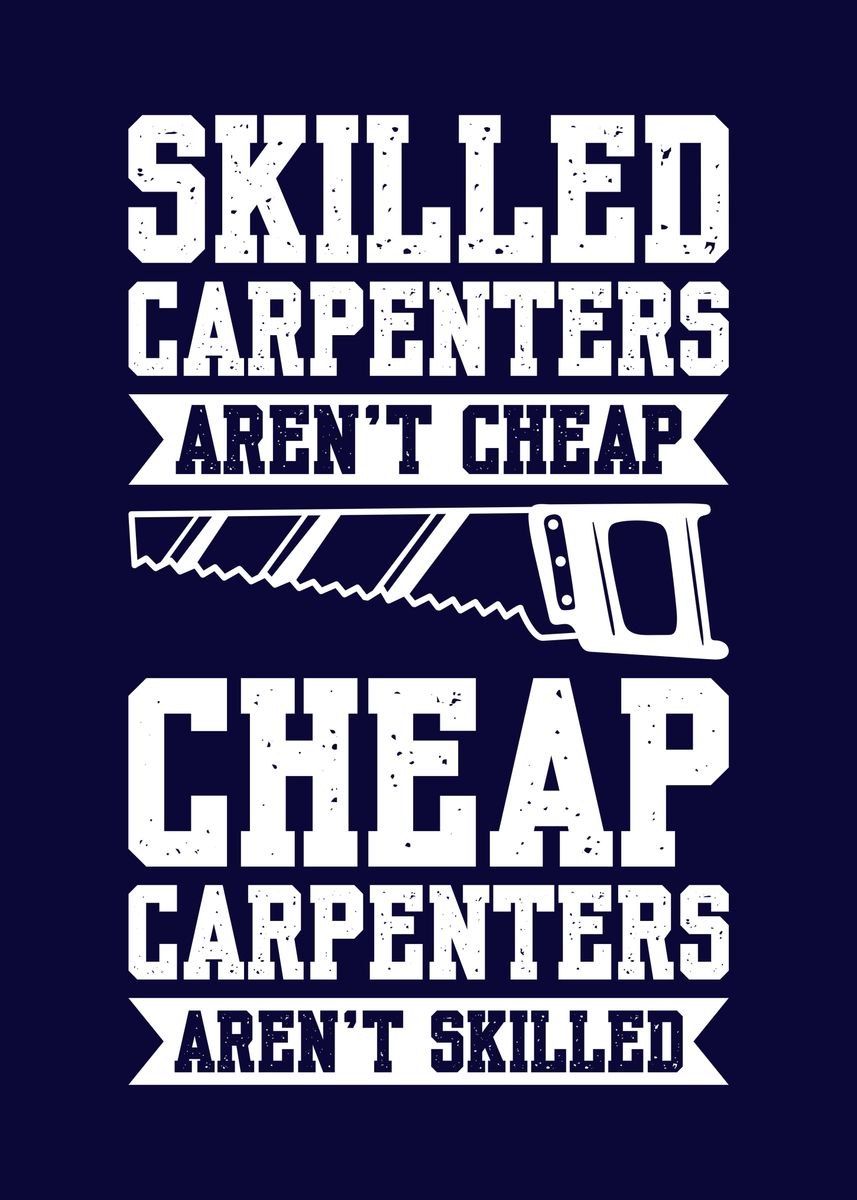'Funny Carpenter' Poster by MzumO Displate