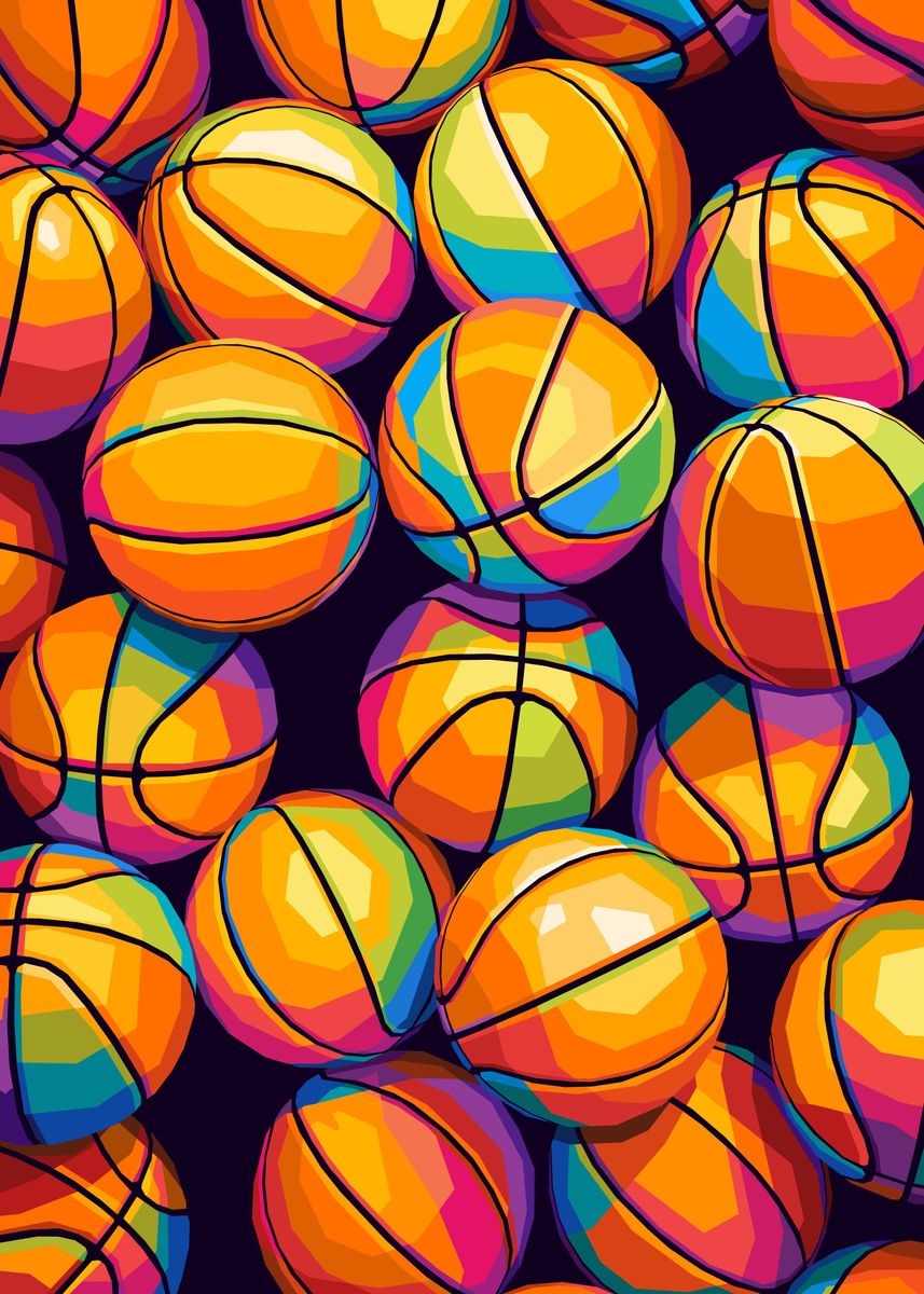 'Ball Wpap Pop Art' Poster by Siksis Art Displate