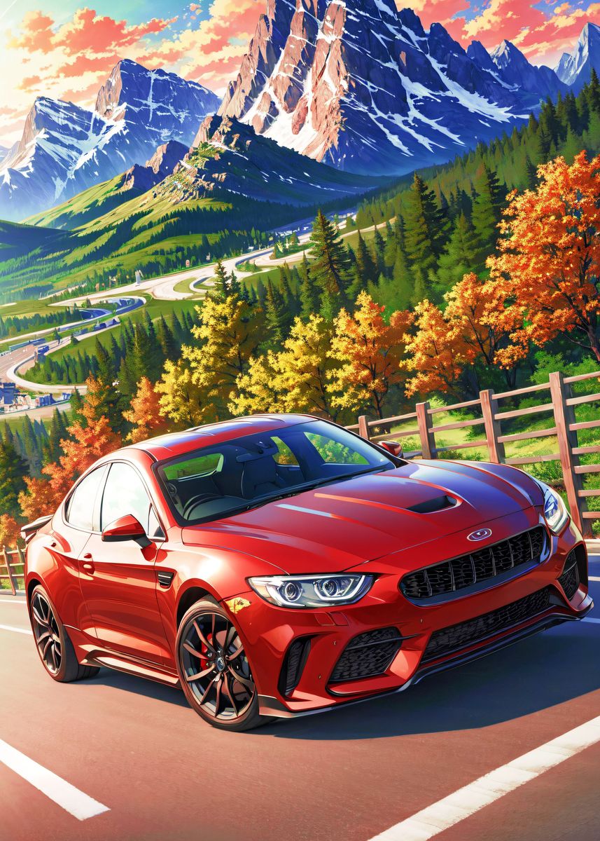 'Sport Car' Poster by Showroom Car Displate