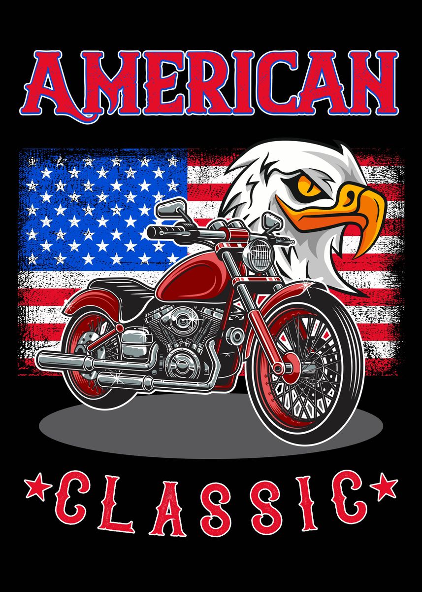 'Ameican Classic' Poster, picture, metal print, paint by I m Super Hero ...